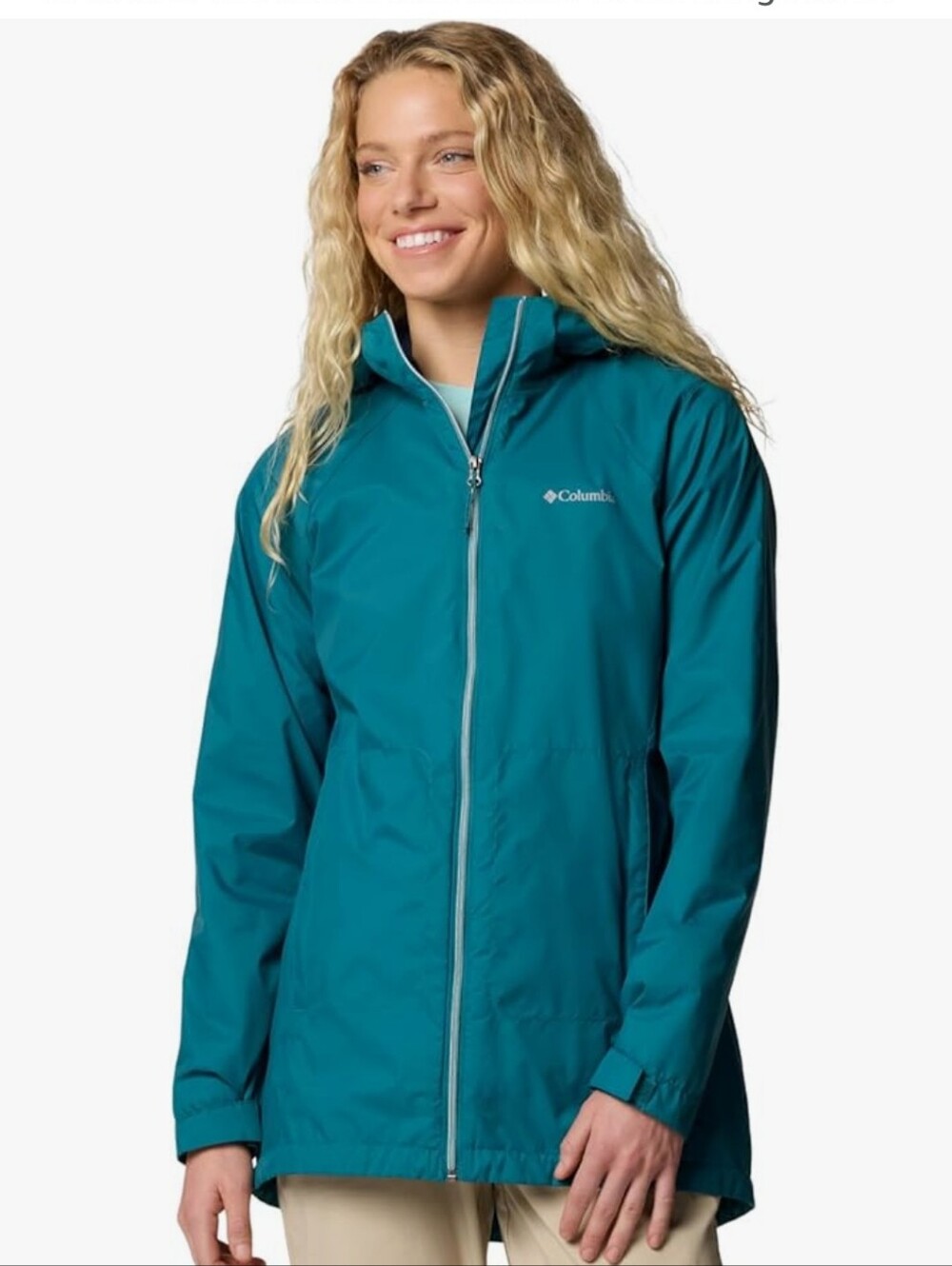 Columbia Women's Switchback Lined Long Rain Jacket XL